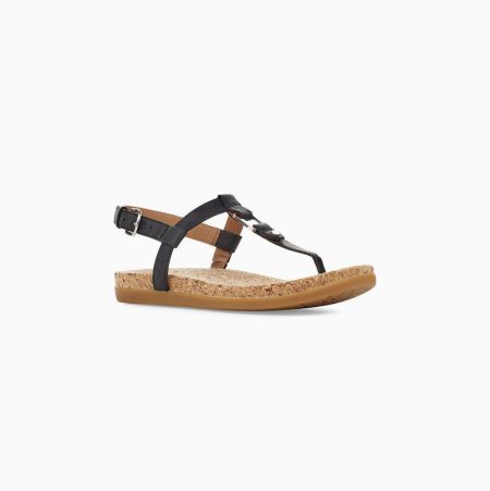 UGG Aleigh Black Sandals for Women (OEDT31680)